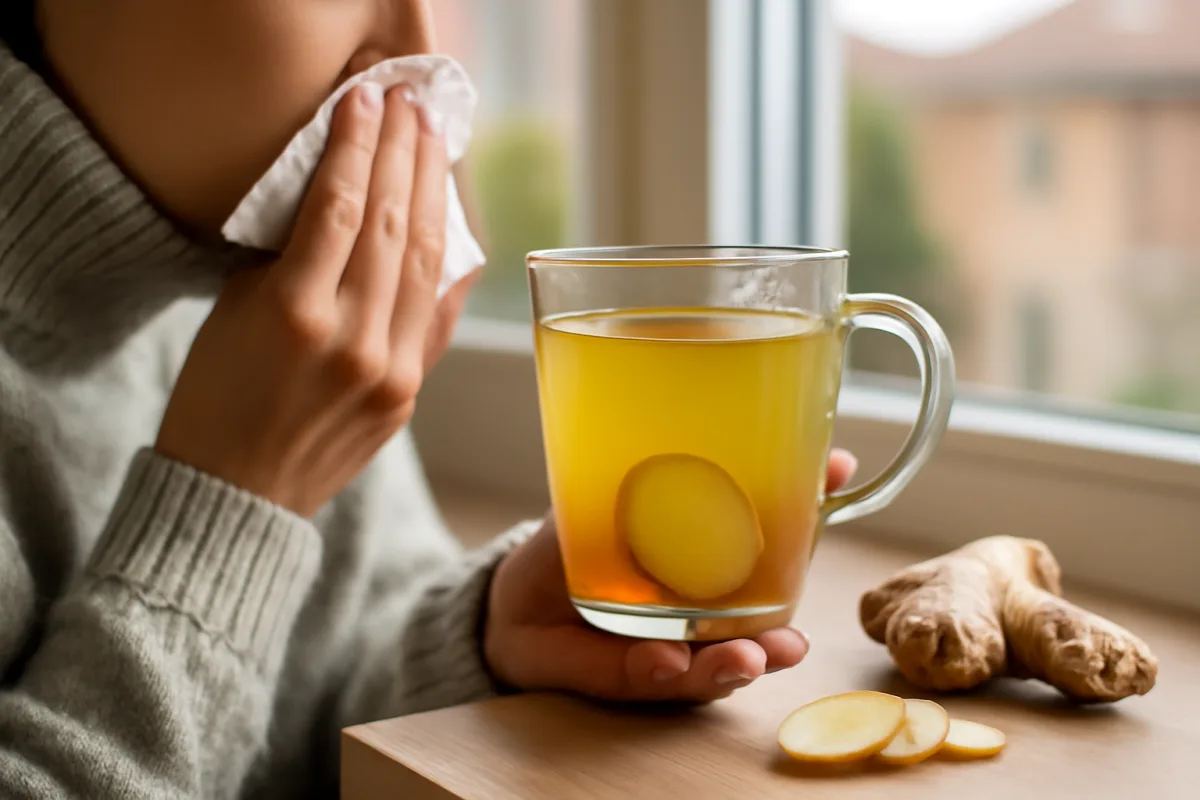 Tisana allo zenzero per il raffreddore: quando berla per sentire sollievo