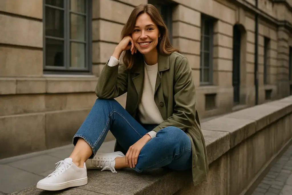 Come abbinare sneakers bianche con outfit casual? Svela il trucco per non risultare banale