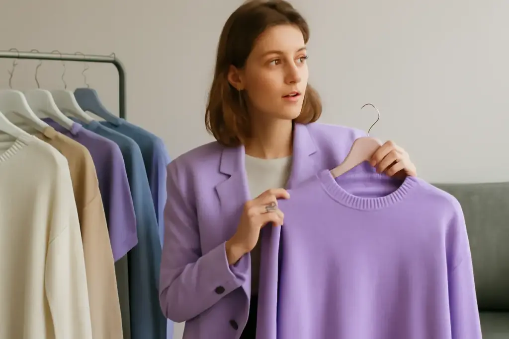 Colore lavanda nei nuovi must-have: il consiglio per integrarlo nel guardaroba senza sembrare fuori luogo