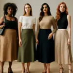 Lookbook gonne midi: scopri perché valorizzano ogni fisicità senza sforzo