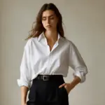 Come abbinare una camicia oversize senza perdere forma? Sfrutta questo dettaglio di styling