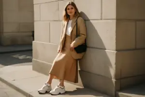 Sneakers chunky di tendenza: l’accostamento di capi che le valorizza senza rischiare effetto pesante su outfit femminili