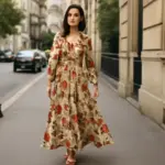 Abiti a fiori lunghi: il modello ideale per valorizzare anche le stature petite