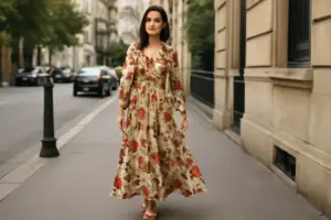 Abiti a fiori lunghi: il modello ideale per valorizzare anche le stature petite