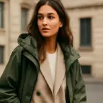 Mixare tessuti tecnici e naturali: la combinazione smart che conquista le influencer