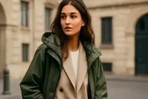 Mixare tessuti tecnici e naturali: la combinazione smart che conquista le influencer
