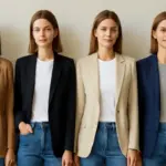 Abbinamenti giacca blazer e t-shirt: il dettaglio che svecchia davvero ogni outfit da giorno