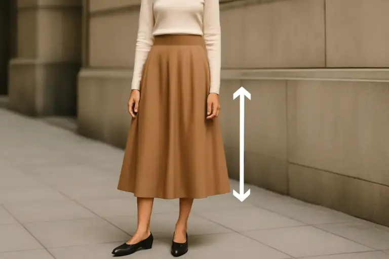 Scarpe basse e gonne midi: come evitare effetto “accorciato” grazie al gioco di proporzioni