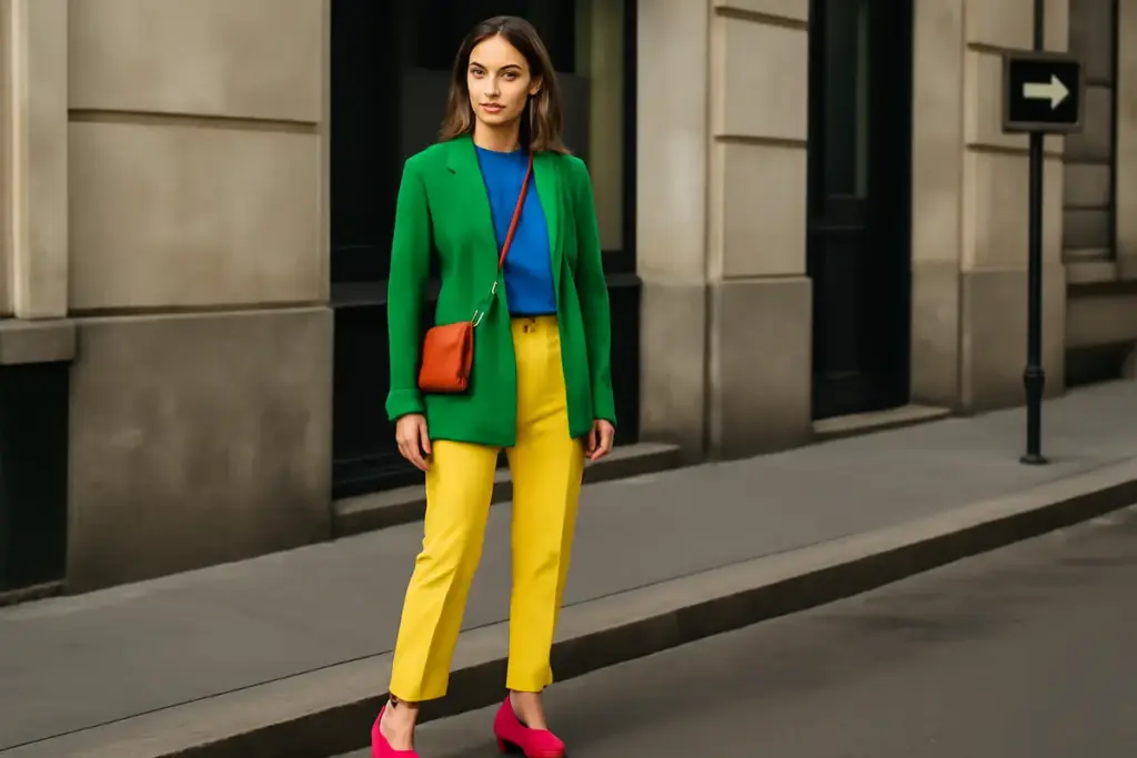 Colori vivaci nei look urbani: come dosarli senza rischiare eccessi secondo le fashion editor