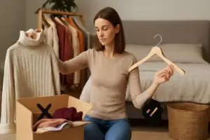 Come fare decluttering dell’abbigliamento senza rimpianti? Il criterio intelligente da applicare subito