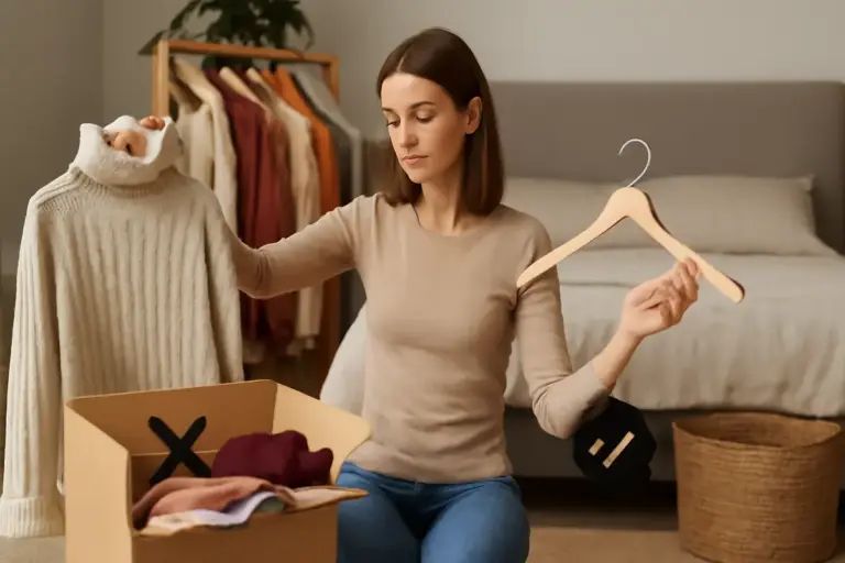 Come fare decluttering dell’abbigliamento senza rimpianti? Il criterio intelligente da applicare subito