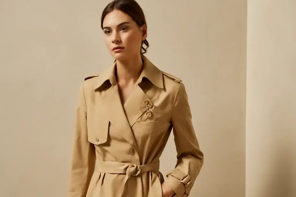 Quali dettagli rendono unico un trench primaverile? Svela la particolarità che strizza l’occhio all’alta moda senza eccessi